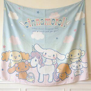 Cute Cartoon Tapestry Wall Hanging Home Decor 51" X 59"